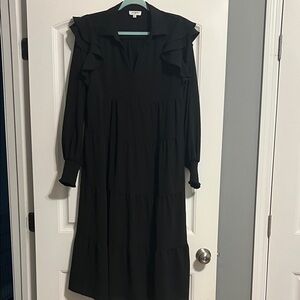 Umgee black maxi dress size M